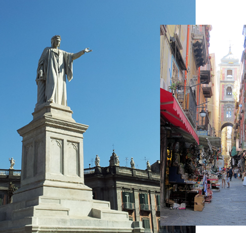 Piazza Dante Napoli, San Gregorio Armeno Napoli